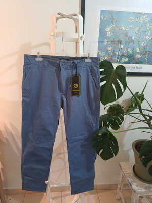 Ombre Premium μπλε chinos παντελόνι μεγάλο καινούργιο με ετικέτες