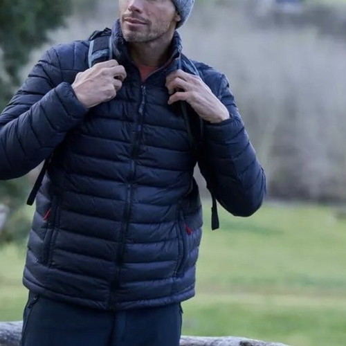 Peter Storm Coastal Down Jacket new, men's winter coat with down and feathers, size S/M, dark gray