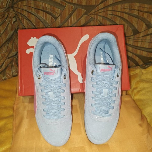 Puma Bella Donna SD women's sneakers new, blue with pink details