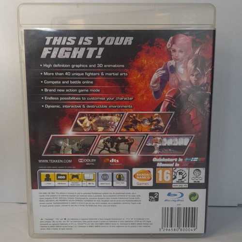 Tekken 6 PS3 game like new, full manual, English version