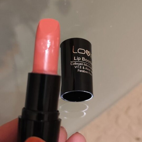 Lovie creamy lip booster lipstick dark pink new 4.5 g