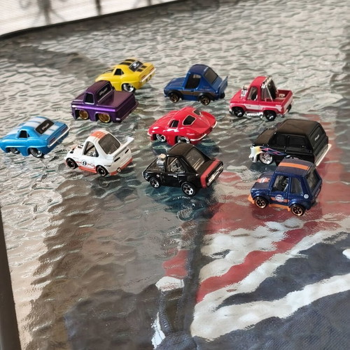 Toy cars new, set of 10 collectible