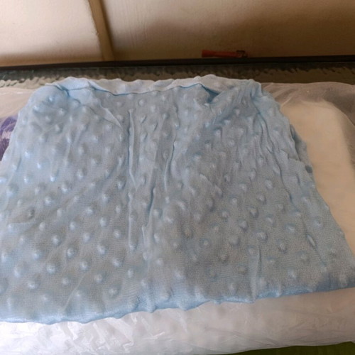 Memory foam anatomical pillow 47x30 with washable protective cover and pillowcase