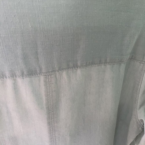Long denim shirt like new, size L, blue