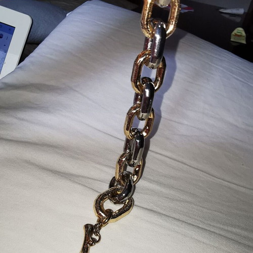 Thick chain bracelet 1.2 cm new, non-tarnishing material