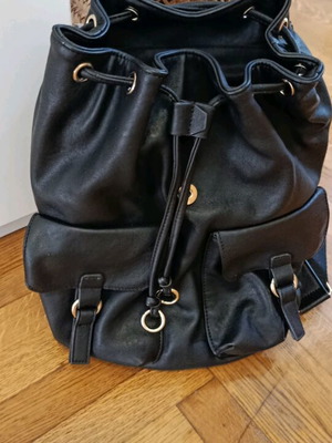 Backpack women's bag Marks & Spencer used, black