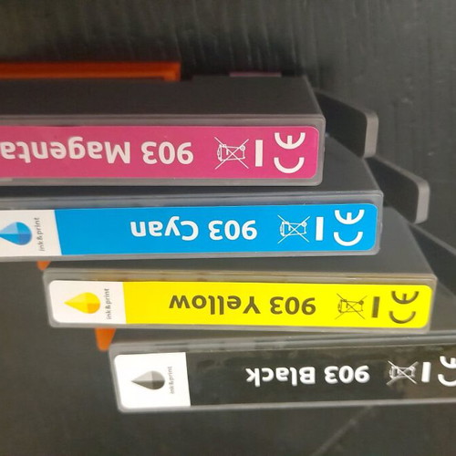 HP 903 Ink Cartridges Complete Set Yellow Cyan Magenta Black new