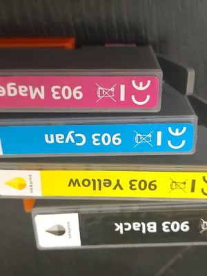 HP 903 Ink Cartridges Complete Set Yellow Cyan Magenta Black new