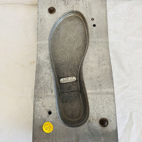 Cypriot Shoe Sole Metal Mold Used