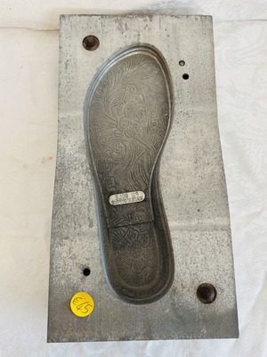 Cypriot Shoe Sole Metal Mold Used