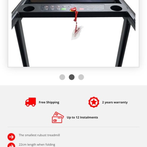 X-FIT treadmill model 2.5HP like new