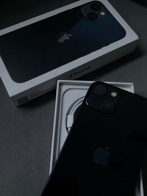 IPhone 13 black with 98% battery like new condition