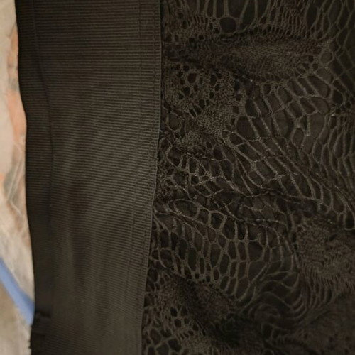 Long lace skirt like new, black