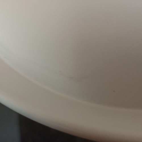 Metal white three-tier serving tray