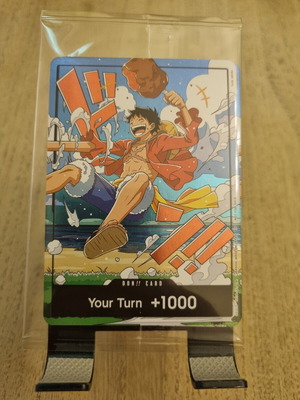 Luffy & Zoro DON cards, sealed pack of 2