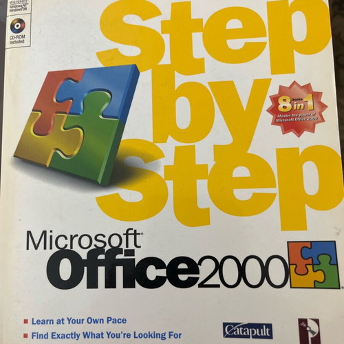 Microsoft Office 2000 book like new, English