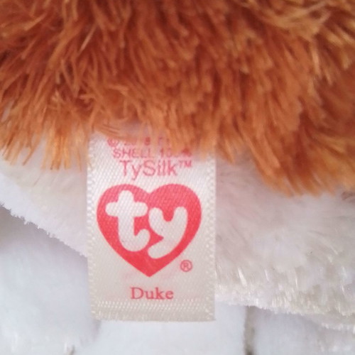Beanie Boos Ty-Fashion Duke plush dog backpack used