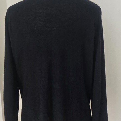 Zara spring blouse used, black, size M with slim fit