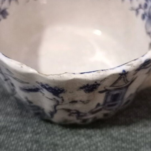 Collectible English cup used, early last century, diameter 10 cm