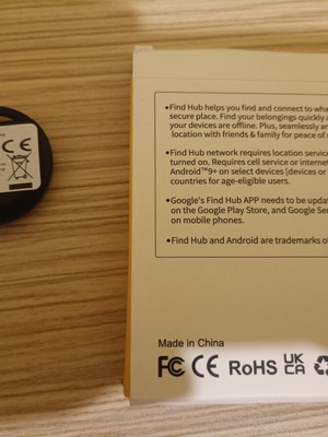 Smart tag tracking device without charging, compatible with Android