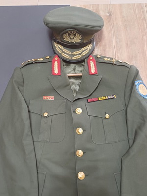 Brigadier General Uniform Jacket and Cap like new, Greek Army