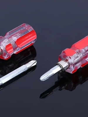 Double screwdriver "nanos" new, magnetic 8cm with dual tip