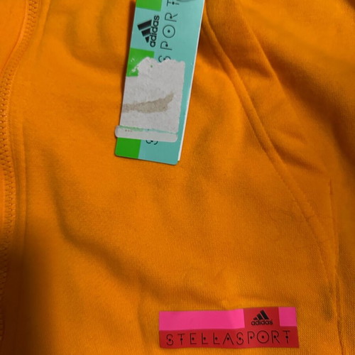 Adidas x Stella McCartney perforated jacket new, orange, size L