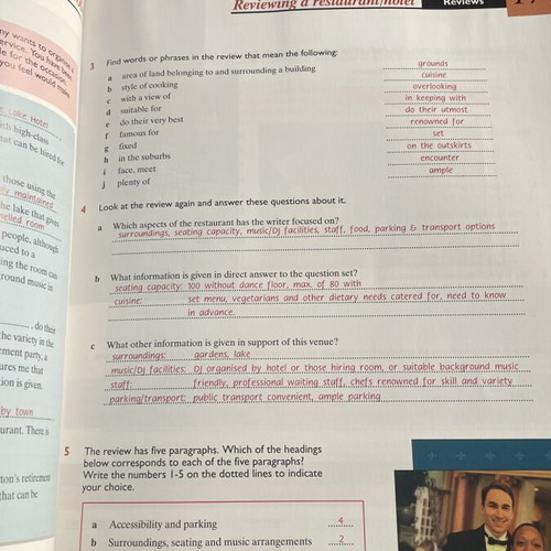 English books set of five like new with answers for self-study