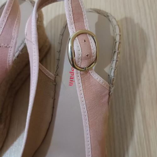 Viguera espadrilles like new, size 41, pink, platform 6.5 cm