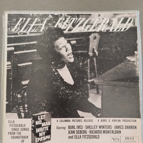 Ella Fitzgerald Sings Songs From Let No Man Write My Epitaph vinyl used, jazz