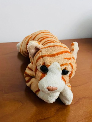 Plush tiger cub like new, 30cm, soft texture
