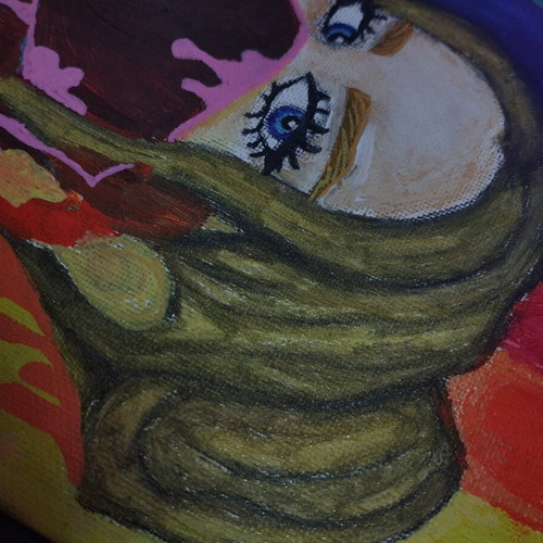 Modern painting personal creation new, gaming aesthetic 23x18