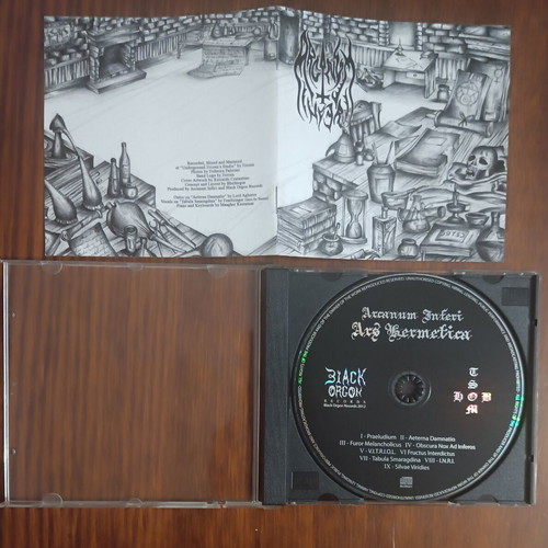 Arcanum Inferi Ars Hermetica CD, thrash metal