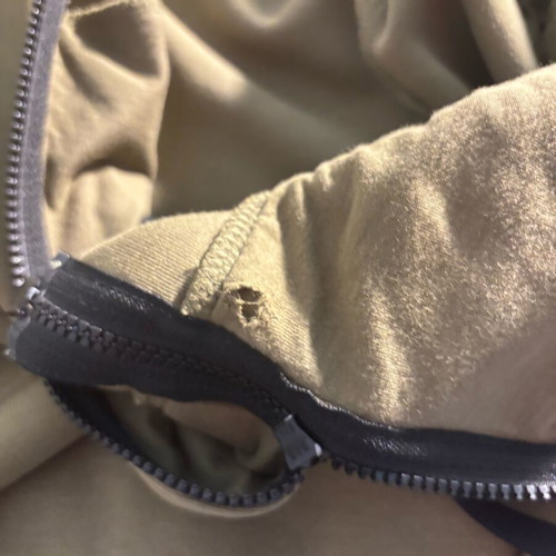 Nike Tech Fleece green used, size large, rare jacket with small hole