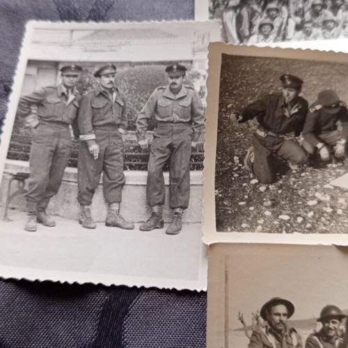 Military photos used, set of 5, circa 1950