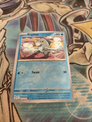 Frigibax Pokemon Card Reverse Holo Paldea Evolved like new