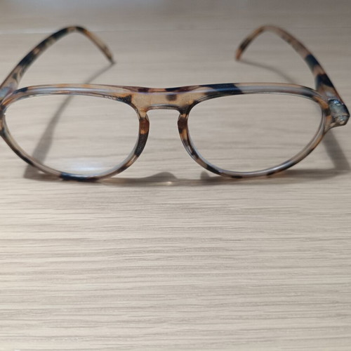 Izipizi #K Light Tortoise Reading Glasses +1.00 Like New