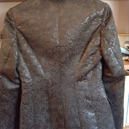 Karen Millen women's black brocade blazer, size 38