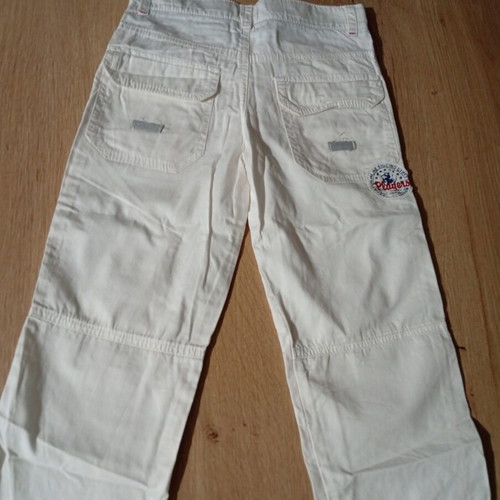 Boys' white pants size 4 years like new