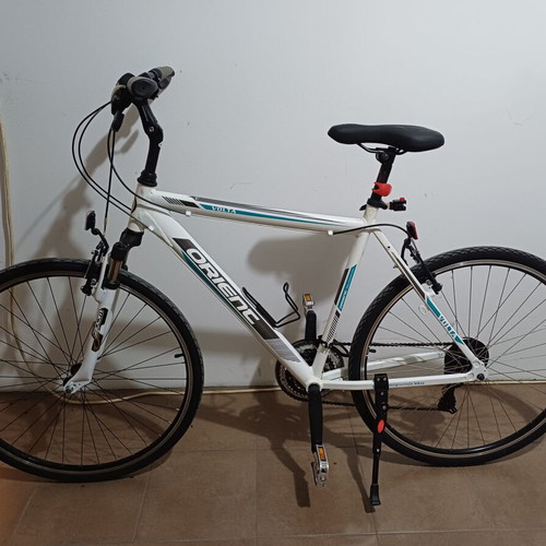 Orient Volta trekking bike, white, 26 inch wheels