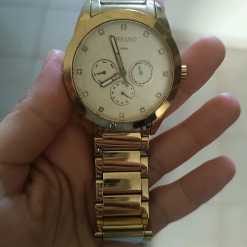 Gregio women's watch used gold stainless steel
