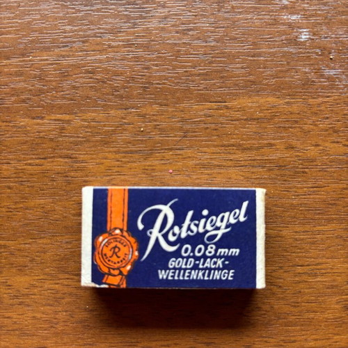 Rotsiegel Solingen vintage razor blades like new, pack of 9