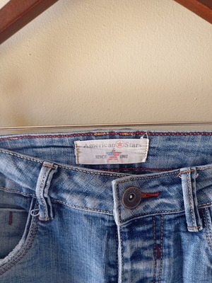 Ανδρικό παντελόνι τζιν Denim, μέγεθος W32, γκρι