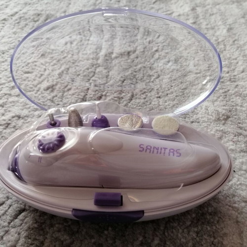 Sanitas travel manicure pedicure set like new