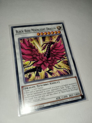 Black Rose Moonlight Dragon Yu-Gi-Oh! card, common rarity