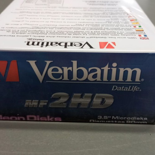 Verbatim Neon Disks Diskettes MF 2HD IBM Formatted 3.5" 1.44MB 10-pack new