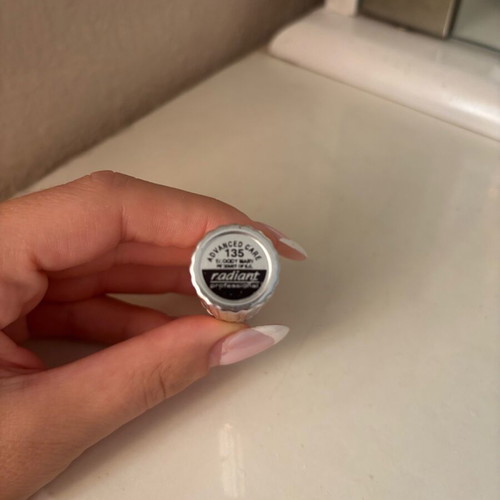 Radiant red lipstick used