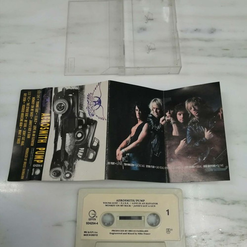 Aerosmith Pump 1989 cassette tape, rock