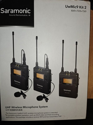 Saramonic UWMIC9 Wireless Dynamic Microphone Set like new