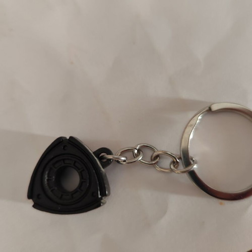 Wankel Mazda keychain new, black and silver